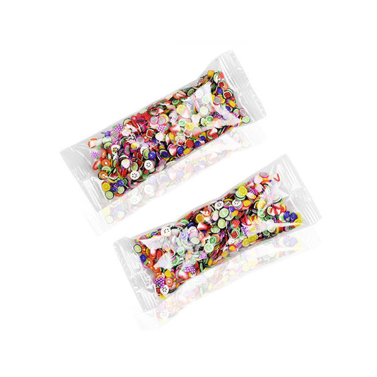 Soft clay fruit slice 1000 pieces mixed Nail jewelry patch DIY - NJPH Best Selling