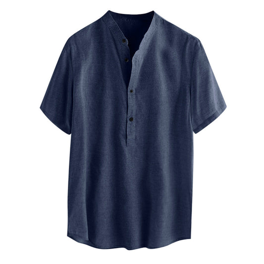 Cotton And Linen All-match Shirts And Linen Shirts - NJPH Best Selling