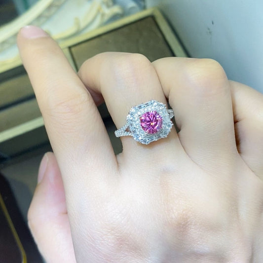 1 Carat Moissanite Zircon 925 Sterling Silver Ring - NJPH Best Selling