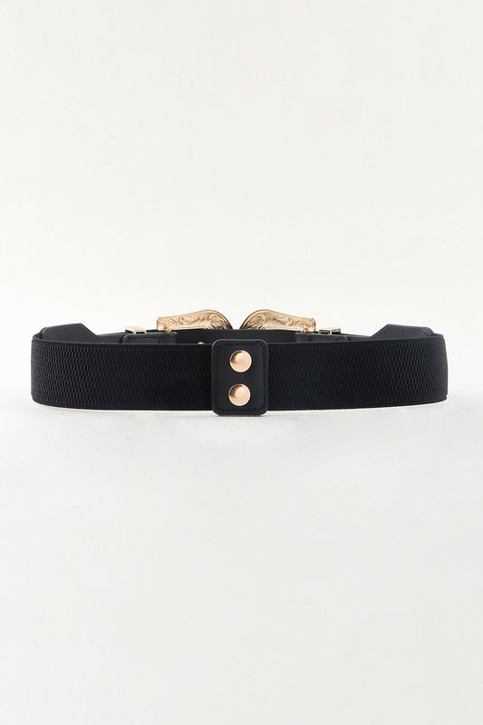 Symmetrical Zinc Alloy Buckle PU Leather Belt - NJPH Best Selling
