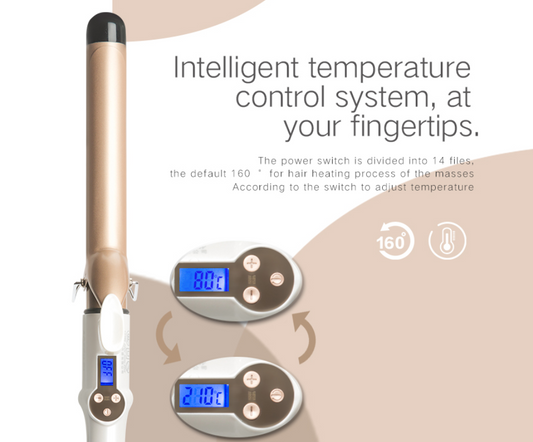 Hair Curler Lcd Curling Iron - NJPH Best Selling
