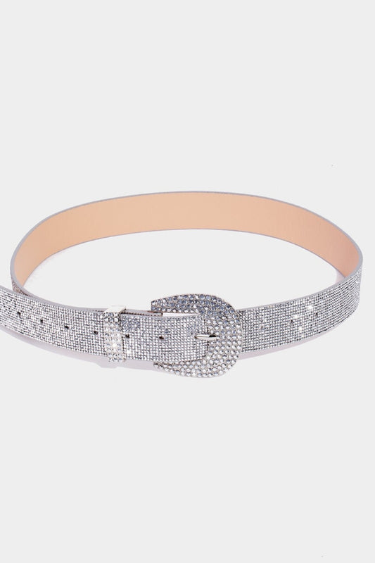 Fame Rhinestone Embellished Belt - NJPH Best Selling