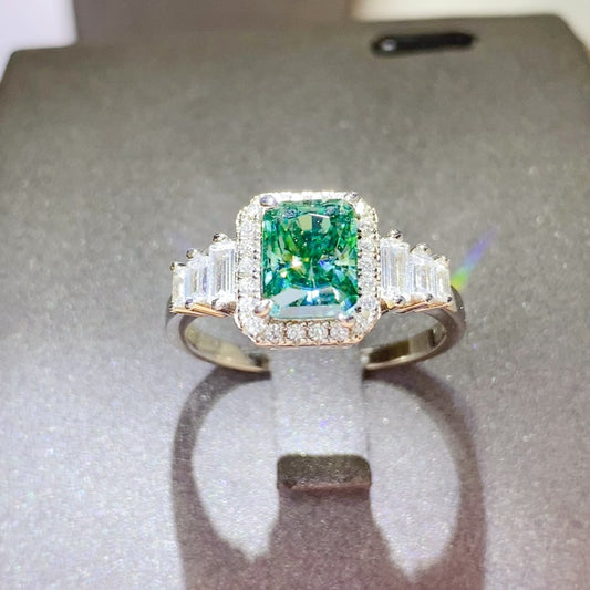 2 Carat Moissanite 925 Sterling Silver Ring - NJPH Best Selling