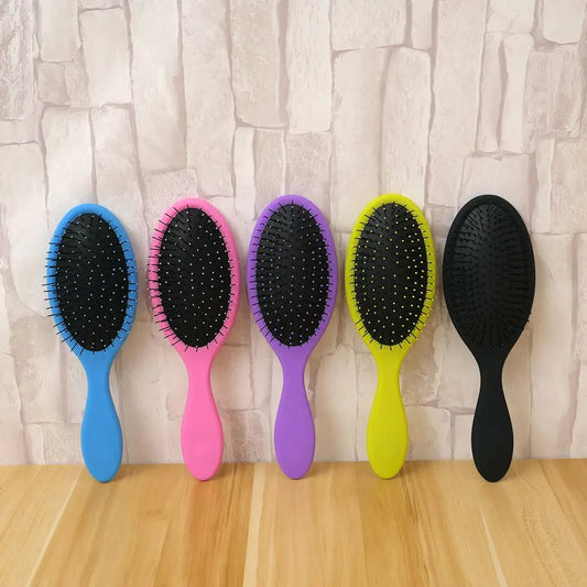 Women Hair Comb Scalp Airbag Massage Oval Hairbrush Wet Curly Detangle Hair Brush Combs For Salon Hairdressing Styling Tools