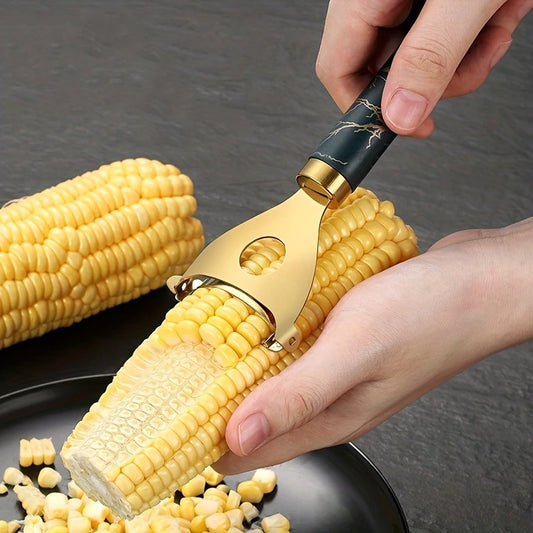 New 2/1PC Corn Planer Stainless Steel Corn Thresher Manual Corn Stripper Corn Kernel Peeler Corn Separator Kitchen Gadgets Tools - NJPH Best Selling