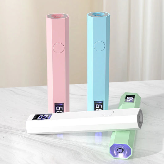 CNHIDS Portable Handheld Mini Nail Lamp For Gel Polish Quick Dry Flashlight Pen USB Nail Dryer Machine UV LED Nail Lamp - NJPH Best Selling