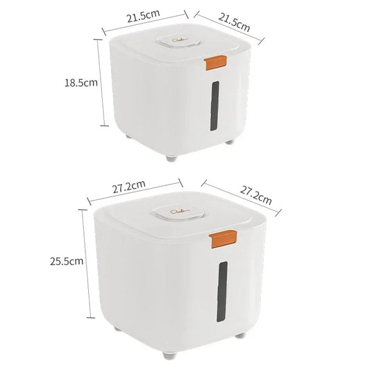 Pet food storage barrel large storage sealed moisture-proof cat food barrel storage cat food dog barrel Rice Bucket - NJPH Best Selling