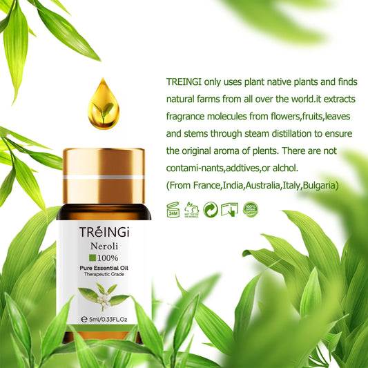 Pure Natural Essential Oils 22pcs Gift Box SPA Set for Skin Hair Care Bath Massage Perfume Soap Candle Making Diffuser Aroma Oil - NJPH Best Selling