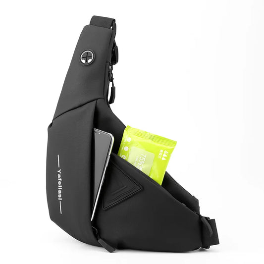sling chest bag small shoulder bag husband messenger bag for men boy mini travel bag cross body bags anti theft mobile phone bag - NJPH Best Selling