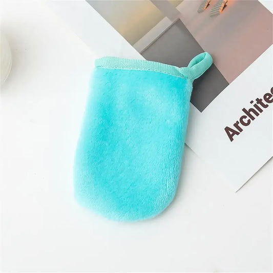 Pieces Professional Microfiber Face Cleansing Gloves Reusable Facial Cloth Pads Makeup Remover Glove Mitts Tool Unisex - NJPH Best Selling