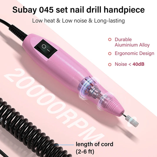 LINMANDA Professional Electric Nail Drill Machine Drill Bits Set Gel Polish Remover Manicure Nail Capsule Cutter U-Shaped - NJPH Best Selling