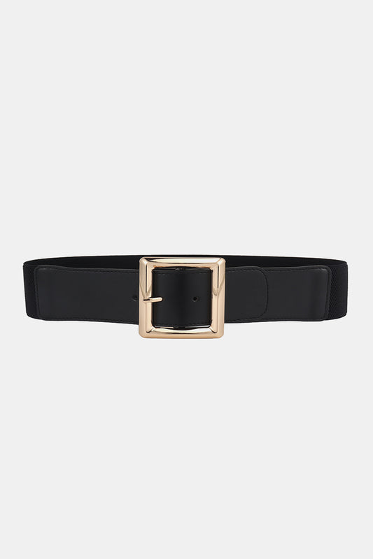 Rectangle Buckle Elastic Wide Belt - NJPH Best Selling