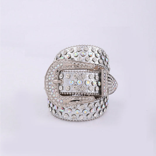 PU Leather Rhinestone Belt - NJPH Best Selling