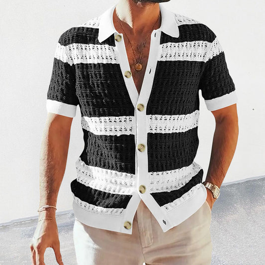 Summer Collar Shirts Men Casual Formal - NJPH Best Selling