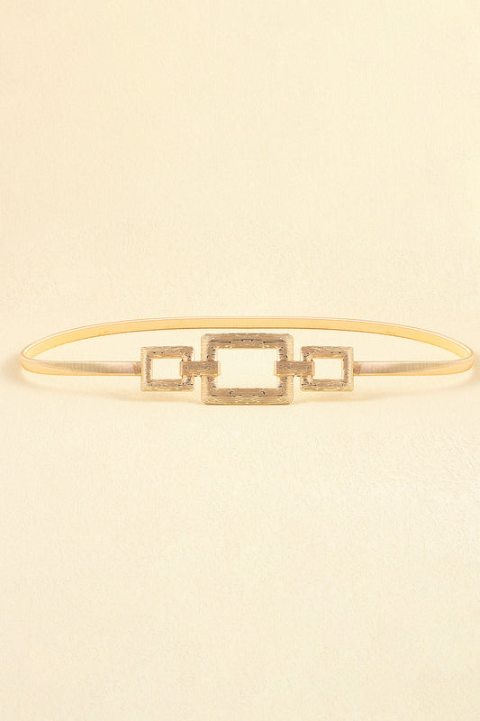Square Shape Zinc Alloy Buckle Iron Belt - NJPH Best Selling