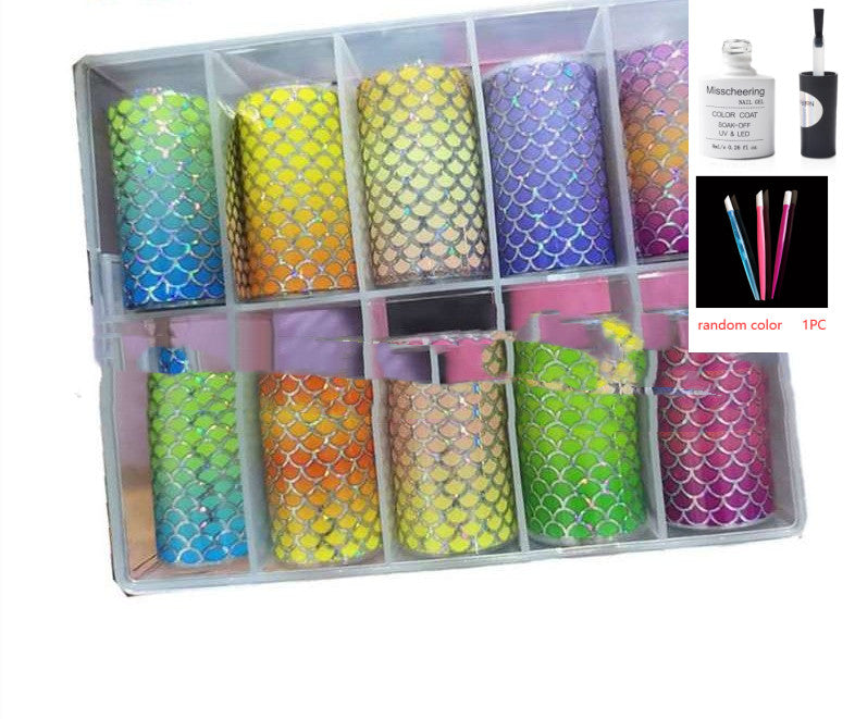 Nail Art Transfer Foils Set Of 12 - NJPH Best Selling 