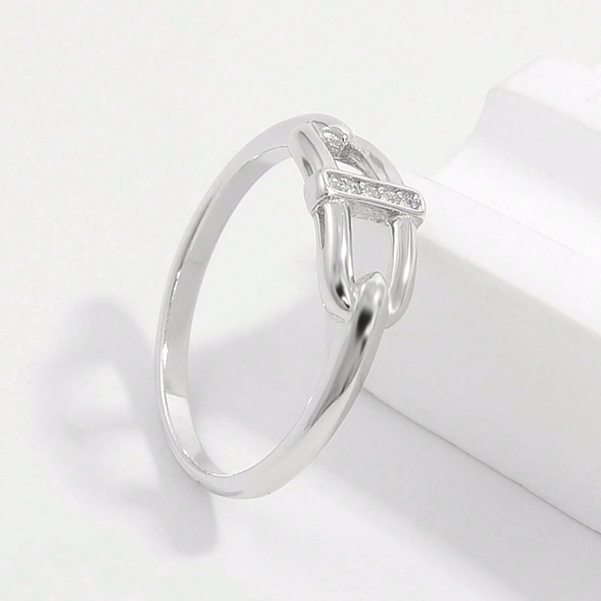 925 Sterling Silver Inlaid Zircon Ring - NJPH Best Selling 