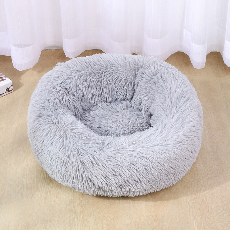 Dog Bed Super Soft Washable Long Plush Pet Kennel Deep Sleep Dog House Velvet Mats Sofa For Dog Basket Pet Cat Bed - NJPH Best Selling 