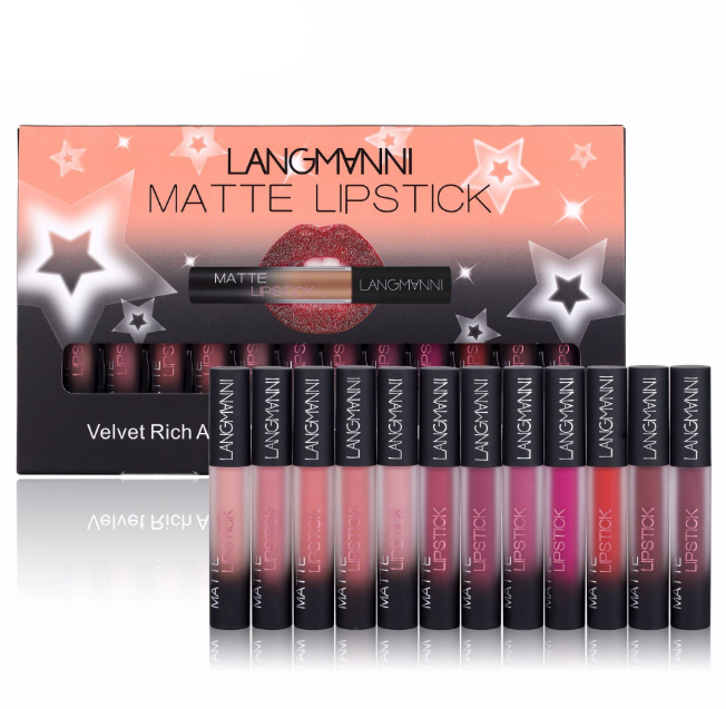 Matte Lipstick Waterproof Long-lasting Velvet Lipstick Set - NJPH Best Selling 