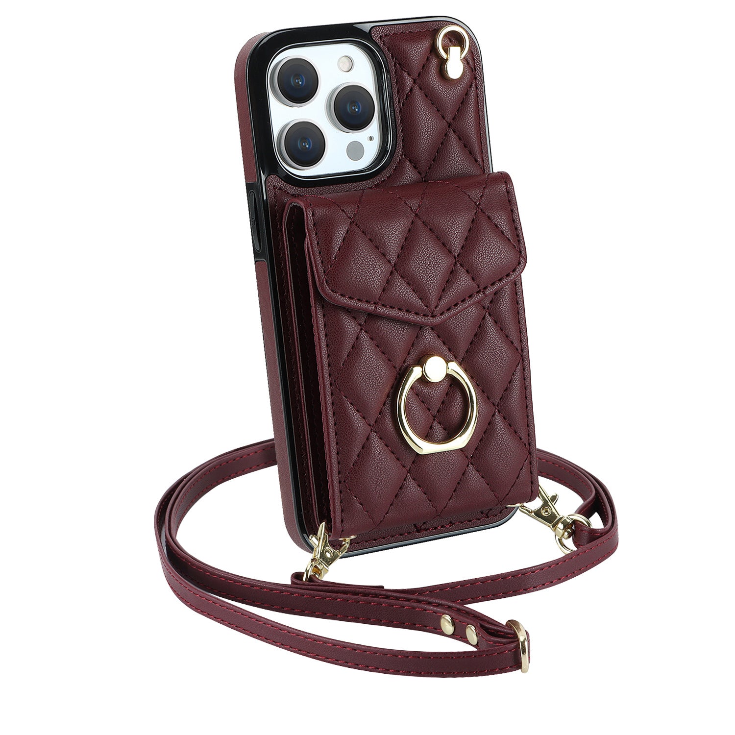 Card Phone Case Crossbody Organ Protective Leather Case - NJPH Best Selling 