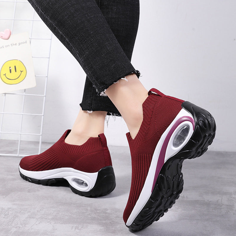 Sneakers Women Air Cushion Mesh Breathable Running Sports Shoes - NJPH Best Selling 