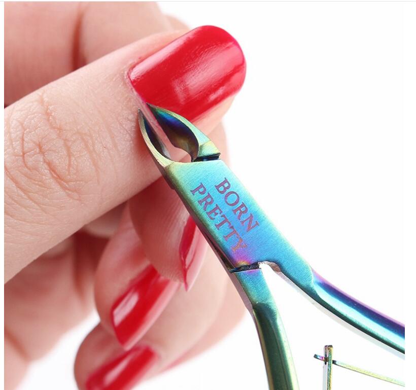 BORN PRETTY Tm Nail Cuticle Rainbow Nipper - NJPH Best Selling 