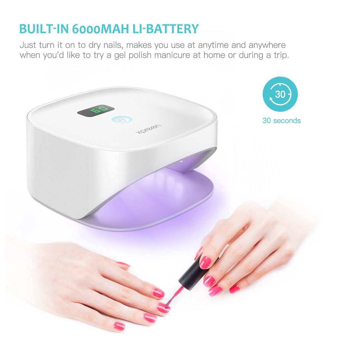 Wireless charging nail phototherapy machine - NJPH Best Selling 