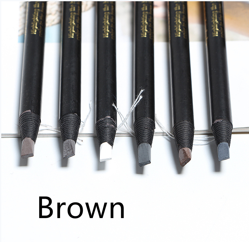 Black Eyebrow Pencil Pull Cord Hard Core Eyebrow Pencil - NJPH Best Selling 