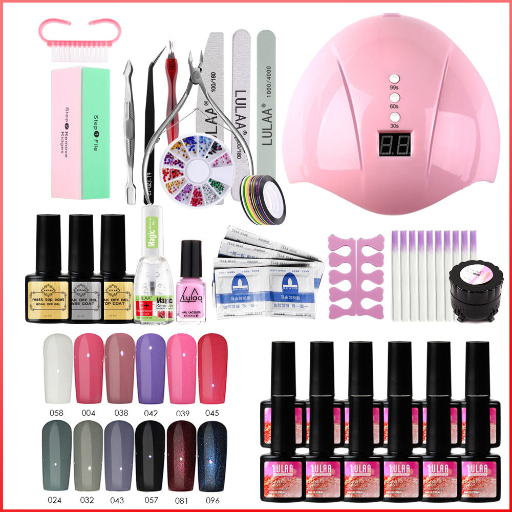 Uv Phototherapy Nail Polish Glue Nail Set - NJPH Best Selling 