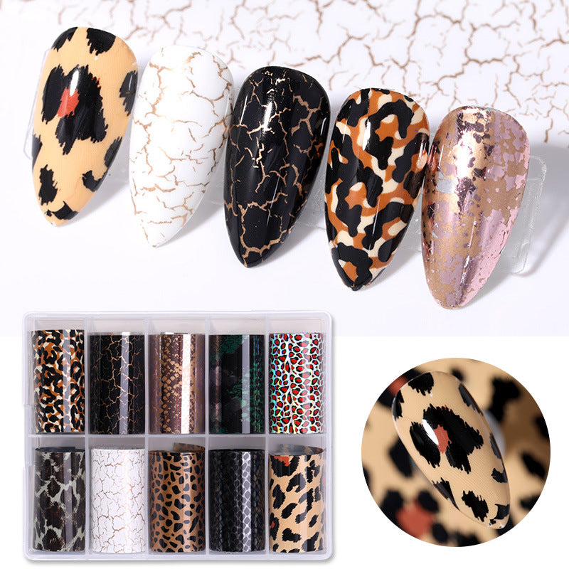 Ins Classic Manicure Nail Sticker Snake Star Set Sticker - NJPH Best Selling 