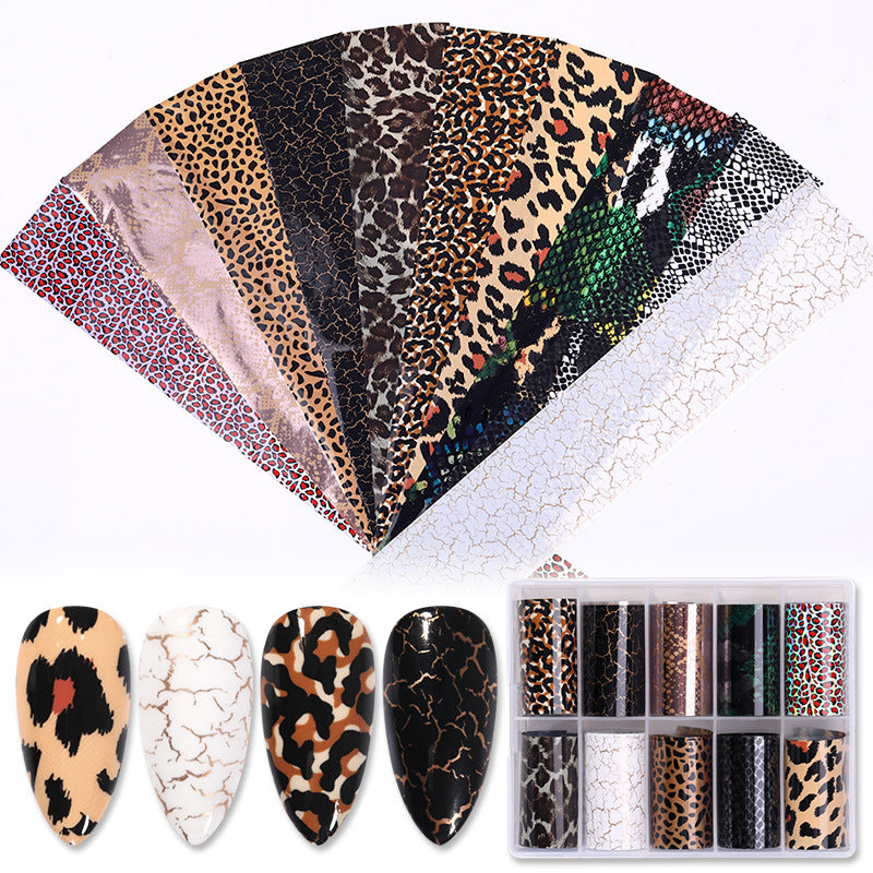 Ins Classic Manicure Nail Sticker Snake Star Set Sticker - NJPH Best Selling 