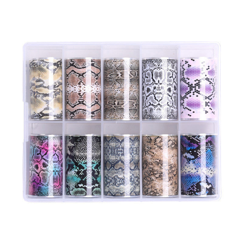 Ins Classic Manicure Nail Sticker Snake Star Set Sticker - NJPH Best Selling 