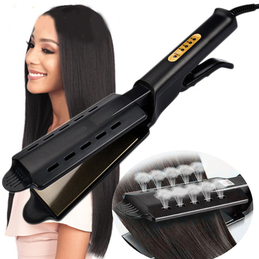 U.S. Standard Non-injury Hair Straightener Steam Hair Straightener Splint - NJPH Best Selling 