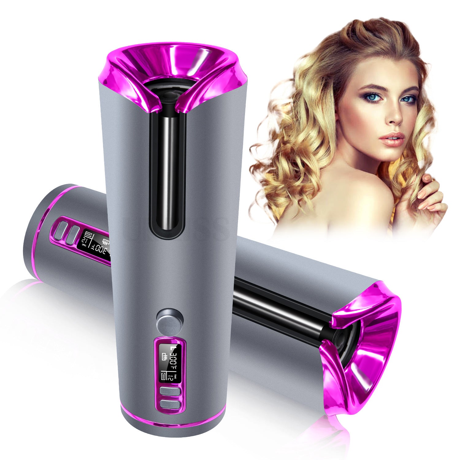 Hair Curling Iron Portable Automatic Hair Curling Iron Multifunctional Usb Charging - NJPH Best Selling 