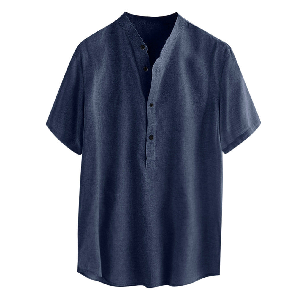 Cotton And Linen All-match Shirts And Linen Shirts - NJPH Best Selling 