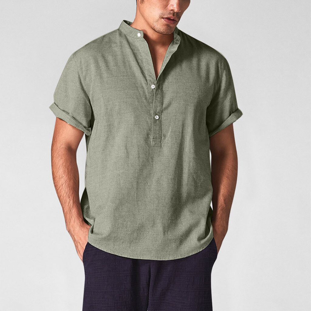 Cotton And Linen All-match Shirts And Linen Shirts - NJPH Best Selling 