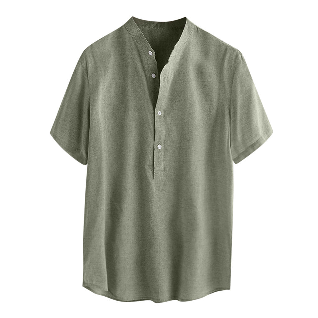 Cotton And Linen All-match Shirts And Linen Shirts - NJPH Best Selling 