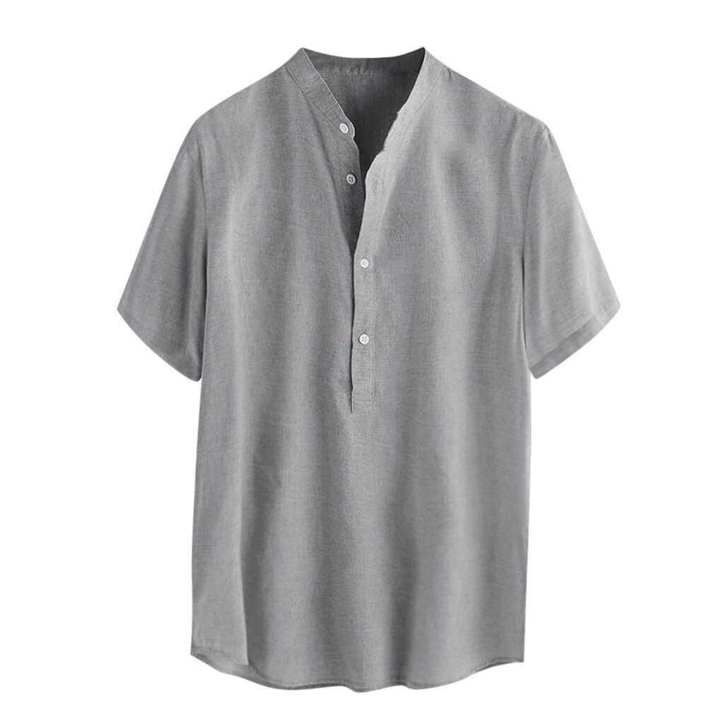 Cotton And Linen All-match Shirts And Linen Shirts - NJPH Best Selling 