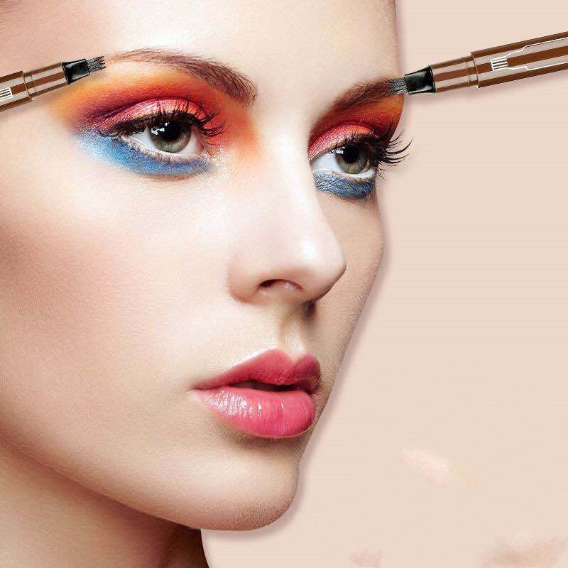 Four-head Eyebrow Pencil Liquid Eyebrow Pencil - NJPH Best Selling 