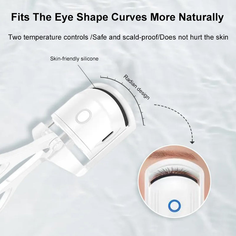 Eyelash Curler Portable Electric Heated Comb - NJPH Best Selling 