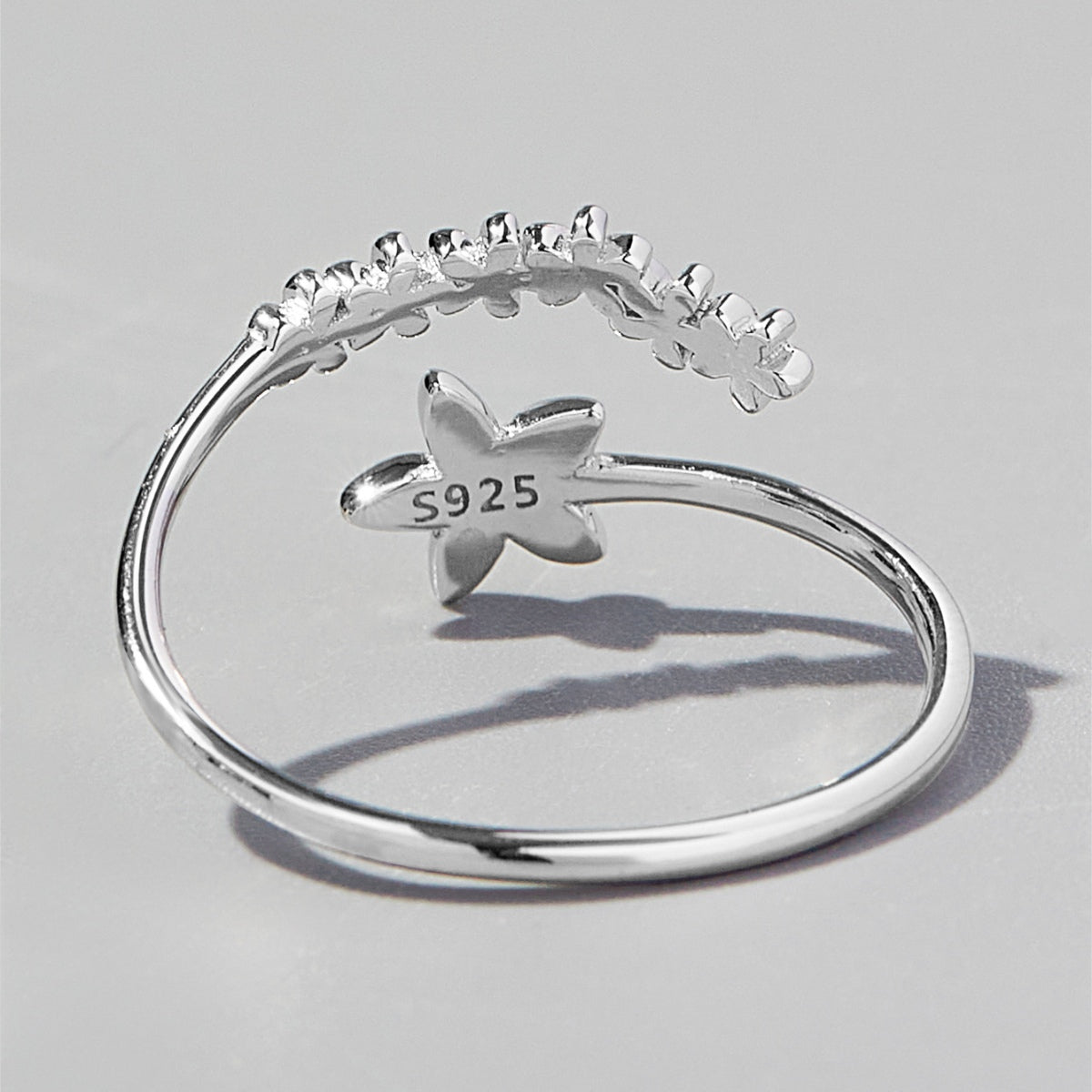 925 Sterling Silver Flower Ring - NJPH Best Selling 