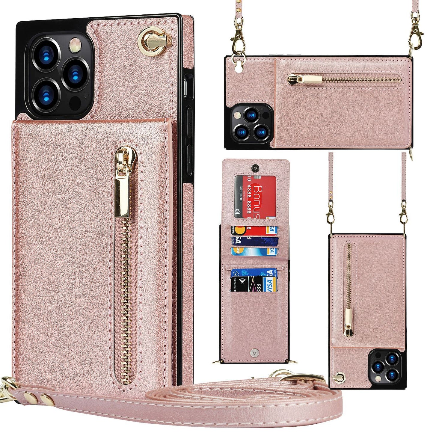 Zipper Phone Case Phone Case Crossbody - NJPH Best Selling 