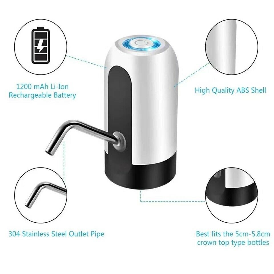 Water Bottle Electric Automatic Universal Dispenser 5 Gallon USB USB Water Dispenser Automatic Drinking Water Bottle - NJPH Best Selling 