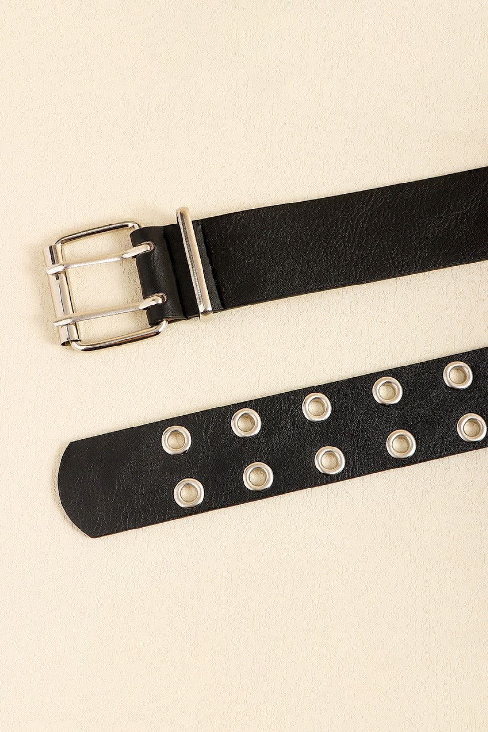 PU Leather Two Row Eyelet Belt - NJPH Best Selling 