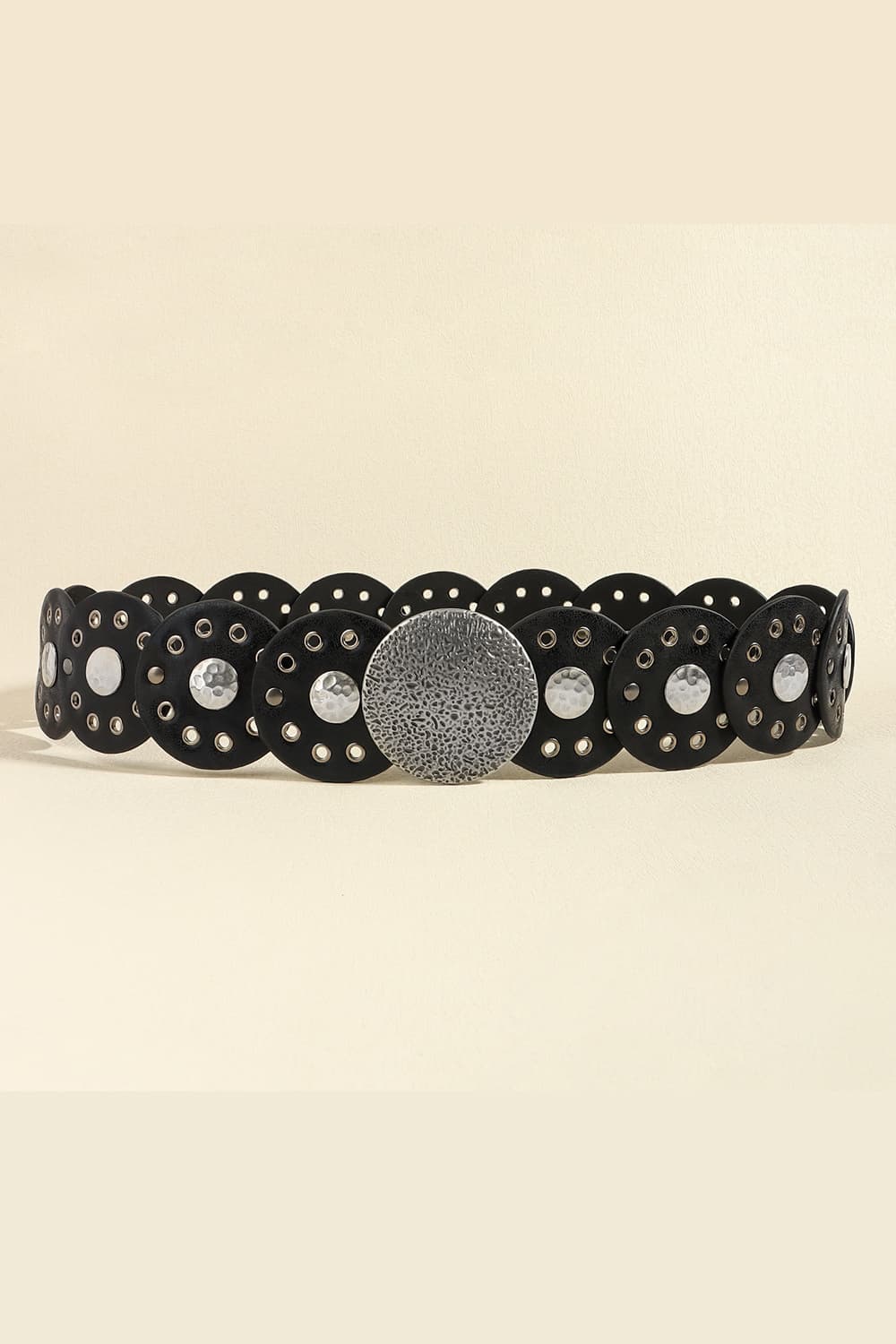 Round Shape PU Leather Belt - NJPH Best Selling 