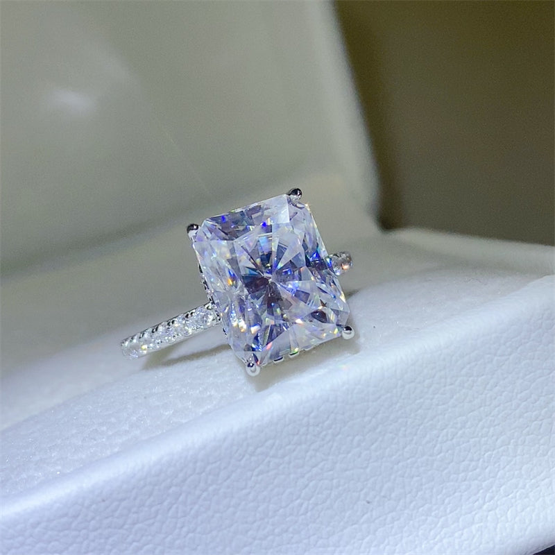 5 Carat Moissanite Zircon 925 Sterling Silver Ring - NJPH Best Selling 