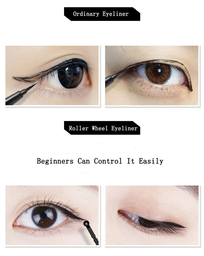 All new eyeliner wear-resistant casters waterproof and sweat-proof black liquid eyeliner pencil make-up tools - NJPH Best Selling 