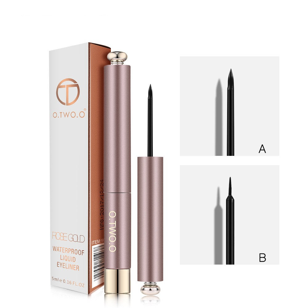 Rose Gold Beginner Liquid Eyeliner Waterproof Quick Dry No Halo Eyeliner - NJPH Best Selling 