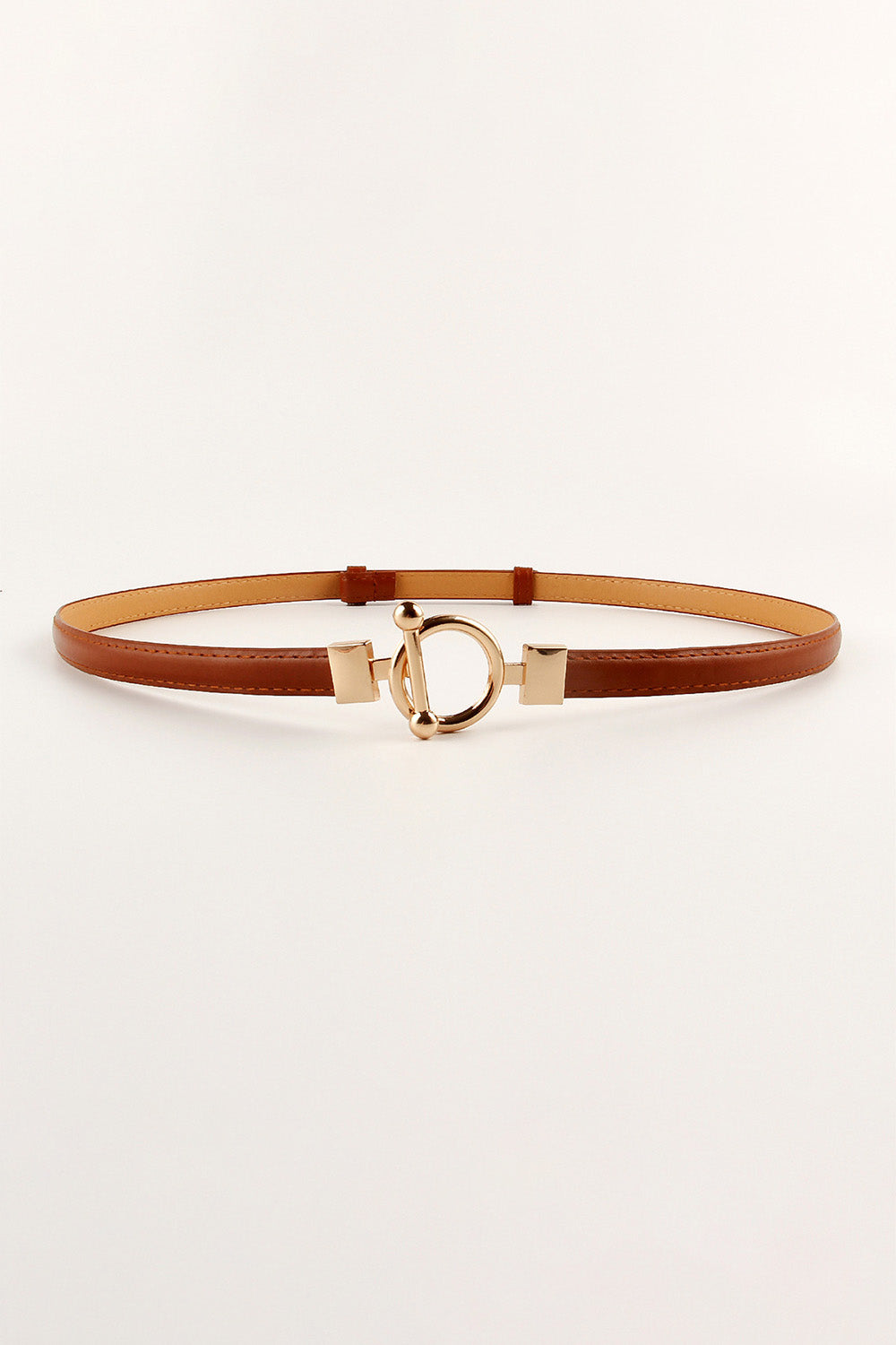 Toggle Buckle Skinny PU Belt - NJPH Best Selling 