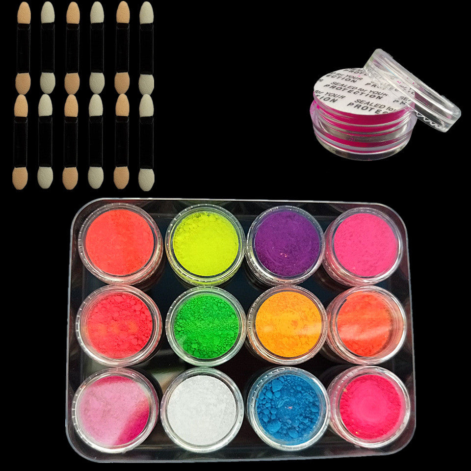 Glitter Set Mermaid Aurora Nail Powder - NJPH Best Selling 